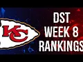 Top 12 Rankings Week 8 Fantasy Football