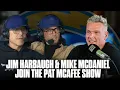 Jim Harbaugh Mike McDaniel Joins Pat McAfee Live From The NFL Combine