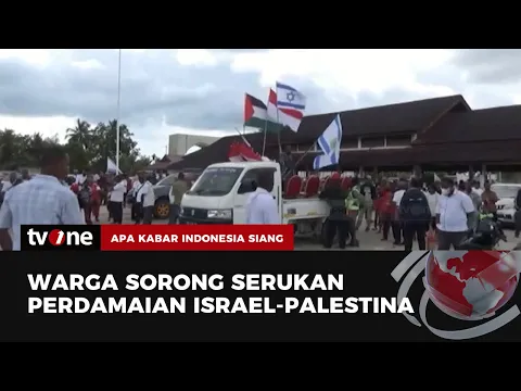 Ribuan Warga Sorong Lakukan Parade Perdamaian dan Doa Bersama untuk Warga Palestina
