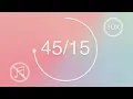 45 Min Timer 15 Min Break - Has Alarm