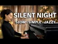 Jazzy Silent Night Easy Beautiful Piano Tutorial No Complicated Chords