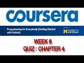 Coursera Python for Everybody EP-10 Chapter 4 Quiz Answers Week 6 Shoeb Solves
