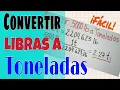 Convert Tons to Pounds and Pounds to Tons