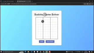 Sudoku Game Solver Using HTML CSS and JavaScript with Source Code