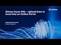 Nintex Kryon RPA - Upload Data in Excel into an Online Portal