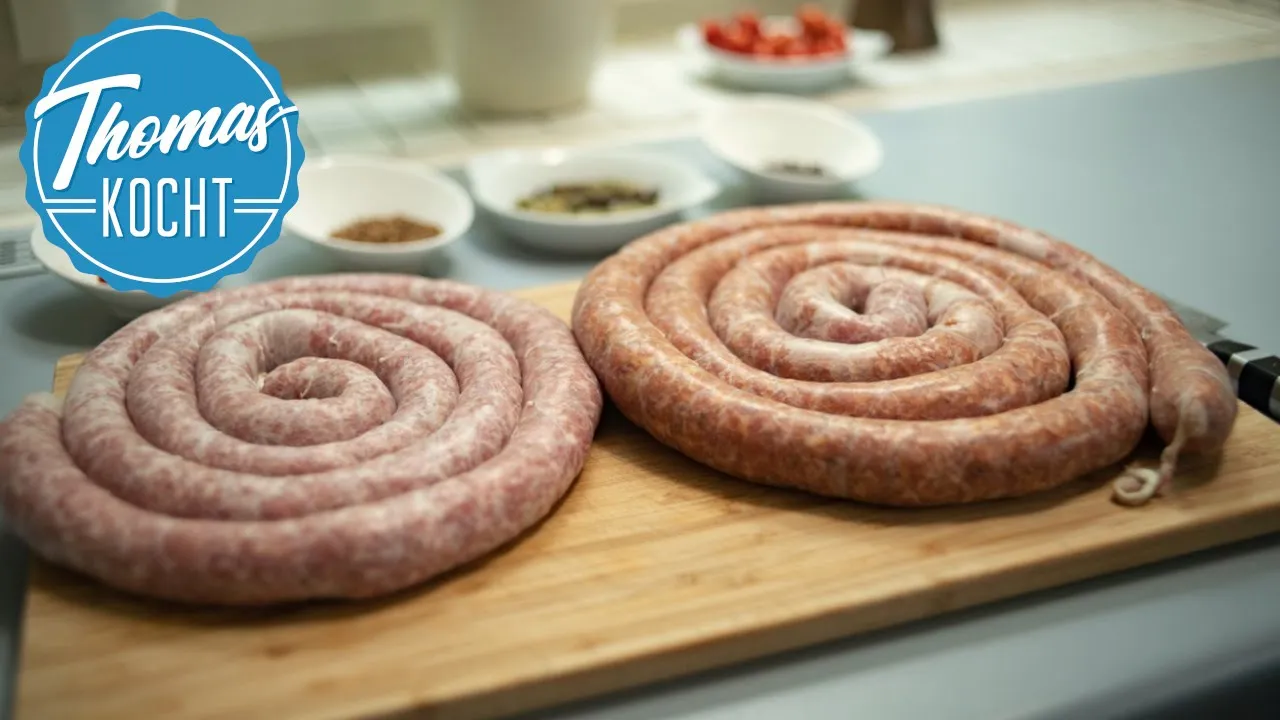 Hausmacher Bratwurst nach über 100 Jahre altem Rezept selber machen - Opa Jochen´s Rezept