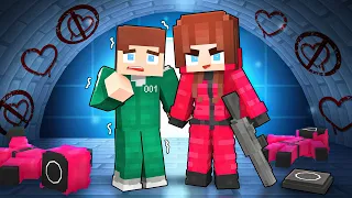 jj s girl pink soldier and jj player squid game maizen minecraft animation