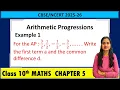 Arithmetic Progressions Example 1 Class 10 Maths Chapter 5