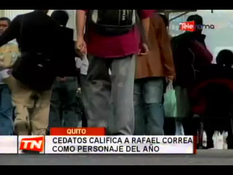 CEDATOS califica a Rafael Correa como personaje del año