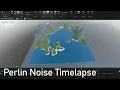 Perlin Noise Terrain Timelapse Roblox Studio