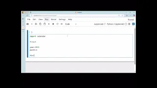 Mini Python Project Day 1 Calendar App Built from Scratch