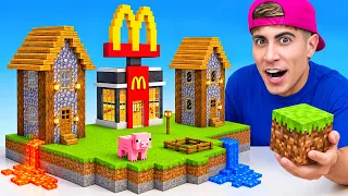 CONSTRUI MINECRAFT EN LA VIDA REAL !!