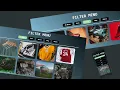 Responsive Filter Menu using HTML CSS and JAVASCRIPT coding circulate