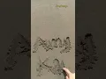 Download Lagu melukis di atas pasir laut💯‼️painting on sea sand #satisfying #beachsand #painting #animasi