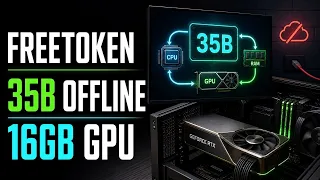 FreeToken GitHub Overview Run 35B Offline on a 16 GB GPU and Redirect Coding Agents Locally