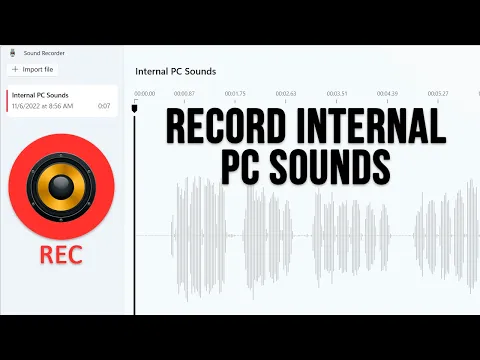 Download MP3 Configure the Windows Sound Recorder to Record Internal PC Sounds