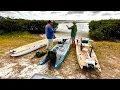 The Ultimate Paddle Board Skiff Walk Through of a SUP Customs Build on LIVE Watersports Catamaran