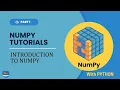 NumPy Tutorial for Beginners Part 1 Introduction to NumPy Python Simple and Easy Explanation