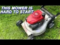 Honda Mower Is Hard To Start