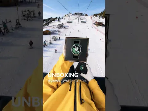 No skiing resort map? No worries. Hit the slopes with #HUAWEIWATCHGT7Pro. 🎿#ChasetheWild