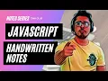 Javascript Handwritten Notes Codewithharry lecture Notes