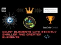 Count Elements With Strictly Smaller and Greater Elements WC 277 O 1 Space