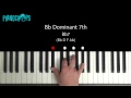 Bb Dominant 7 on Piano - Bb7