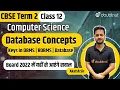 CBSE Term 2 Database Concepts Keys In DBMS RDBMS Database Class 12 Computer Science