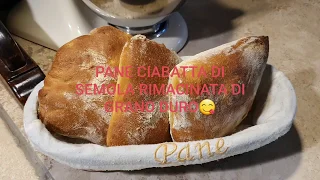 PANE DI SEMOLA RIMACINATA CON BIGA 100% sub esp. 