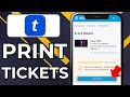 HOW TO PRINT TICKETS ON TICKETMASTER 2026