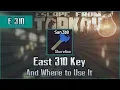 East Wing 310 Key and Use Location - Shoreline