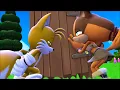 Tails and sticks farts animation