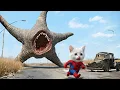 Lagu 🙀⭐ Kitten gets into trouble with a giant starfish at the water park! 💦🐱 #ai #aicat #kitten