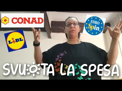 Download MP3 🛒SVUOTA la SPESA EUROSPIN, CONAD e LIDL🛒HO SPESO POCO 🛒