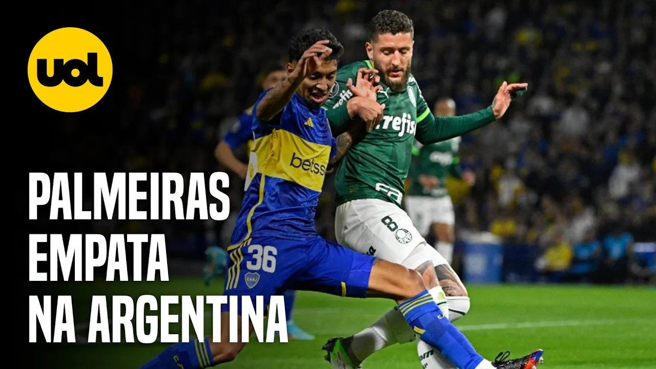 PALMEIRAS SEGURA PRESSÃO E EMPATA SEM GOLS COM O BOCA JUNIORS NA BOMBONERA