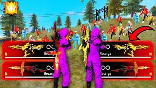 NOS RETARON A JUGAR COMBINANDO ESTAS DOS ARMAS de NARUTO Y ESTO PASO!! 😱 FREE FIRE