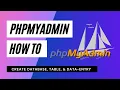 HOW TO CREATE A DATABASE TABLE DATA ENTRY IN PHPMYADMIN