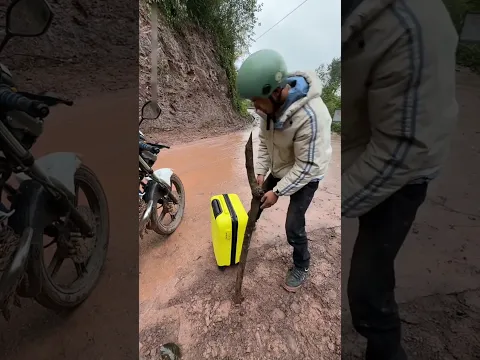 Man Repair a Broken Road 😔