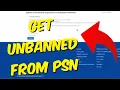 How To Get Unbanned From PlayStation Network 2024 Tutorial - Working 100