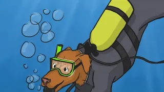 scuba dog underwater scuba diving dog art by shmammed on deviantart