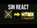 The frontend that Python deserved HTML FastAPI explained