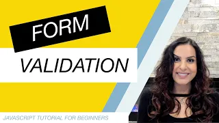 JavaScript Tutorial for Beginners Part 20 Form Validation