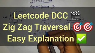 LeetCode 498 Diagonal Traverse Daily Coding Challenge Optimal Matrix Zigzag Dry Run