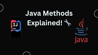 How to Use Methods in Java Java Crash Course