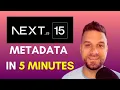 How to Master Next js Metadata in 5 Minutes