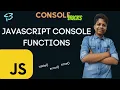 Console tips and tricks in Javascript TechHarvesting