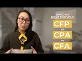CFA vs CFP vs CPA Career Salary Work-Life