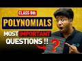 Class 9th Polynomials - Most Important Questions ShobhitNirwan17