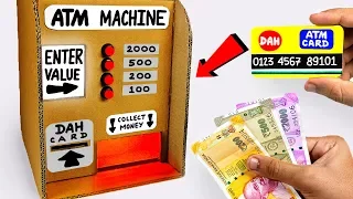 how to make atm machine from cardboard