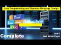 Complete Unit 6 Java Server Page Java Programming Dynamic Webpage Design BCA 5 Semester MIC